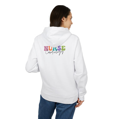 Nurse Cardiology Hoodie — Colorful Script Medical Nurse Pullover