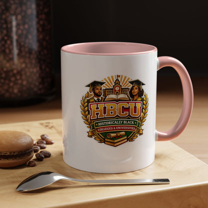 HBCU Pride Accent Coffee Mug — Historically Black Colleges & Universities Graduation Gift