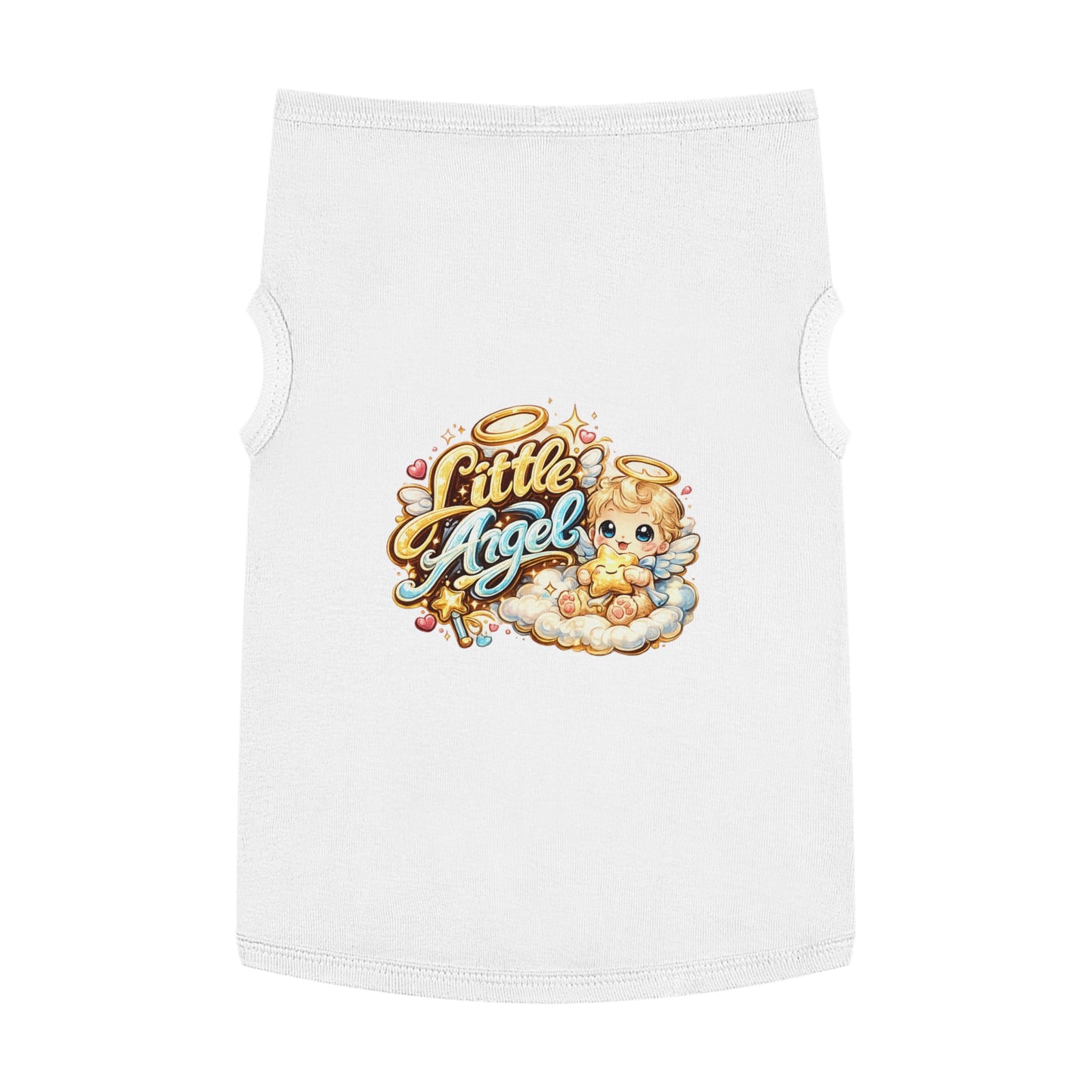 Little Angel Pet Tank Top — Cute Angel Puppy & Kitten Shirt for Small Dogs and Cats