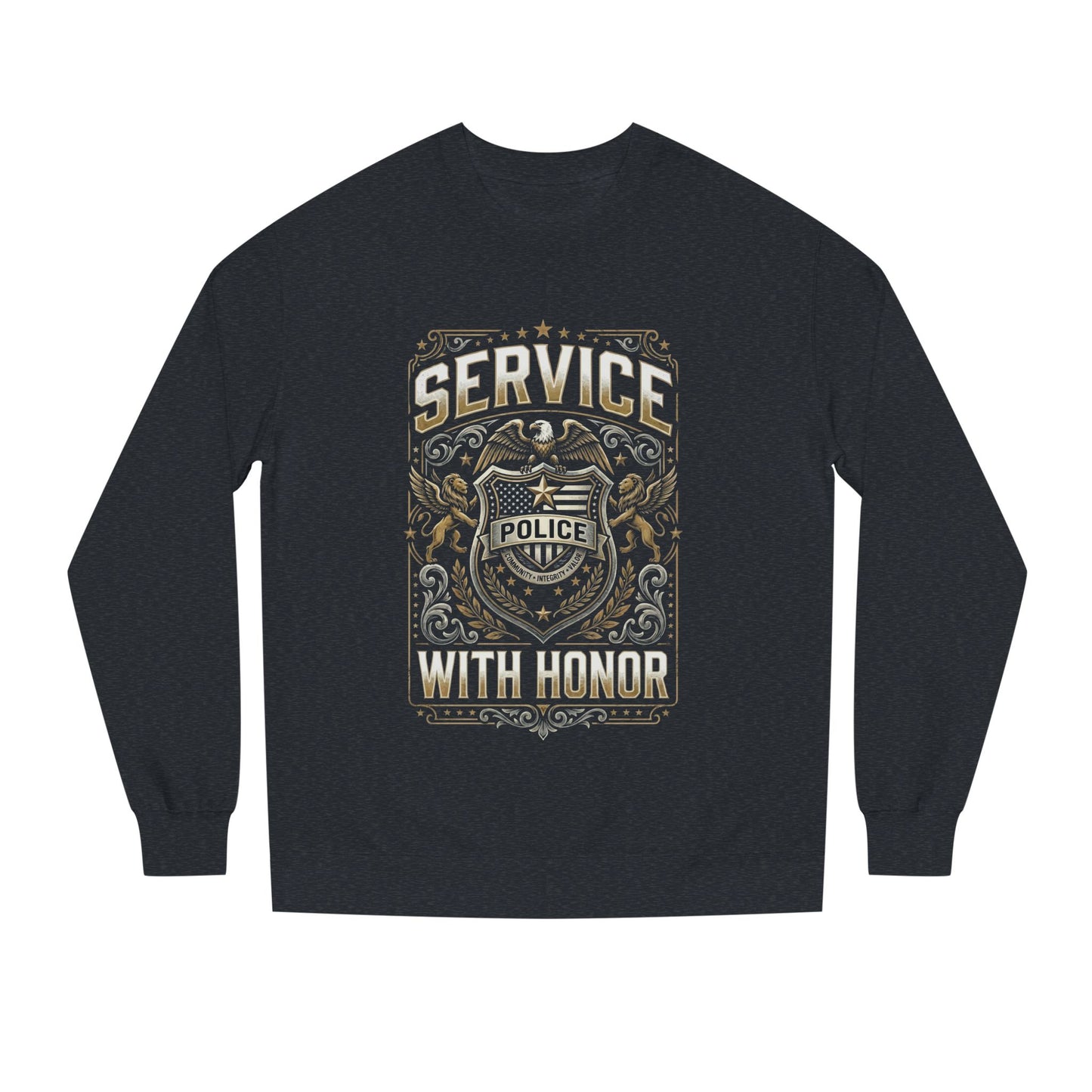 Police 'Service With Honor' Crewneck Sweatshirt