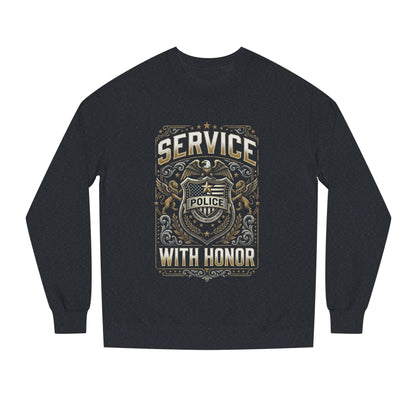 Police 'Service With Honor' Crewneck Sweatshirt