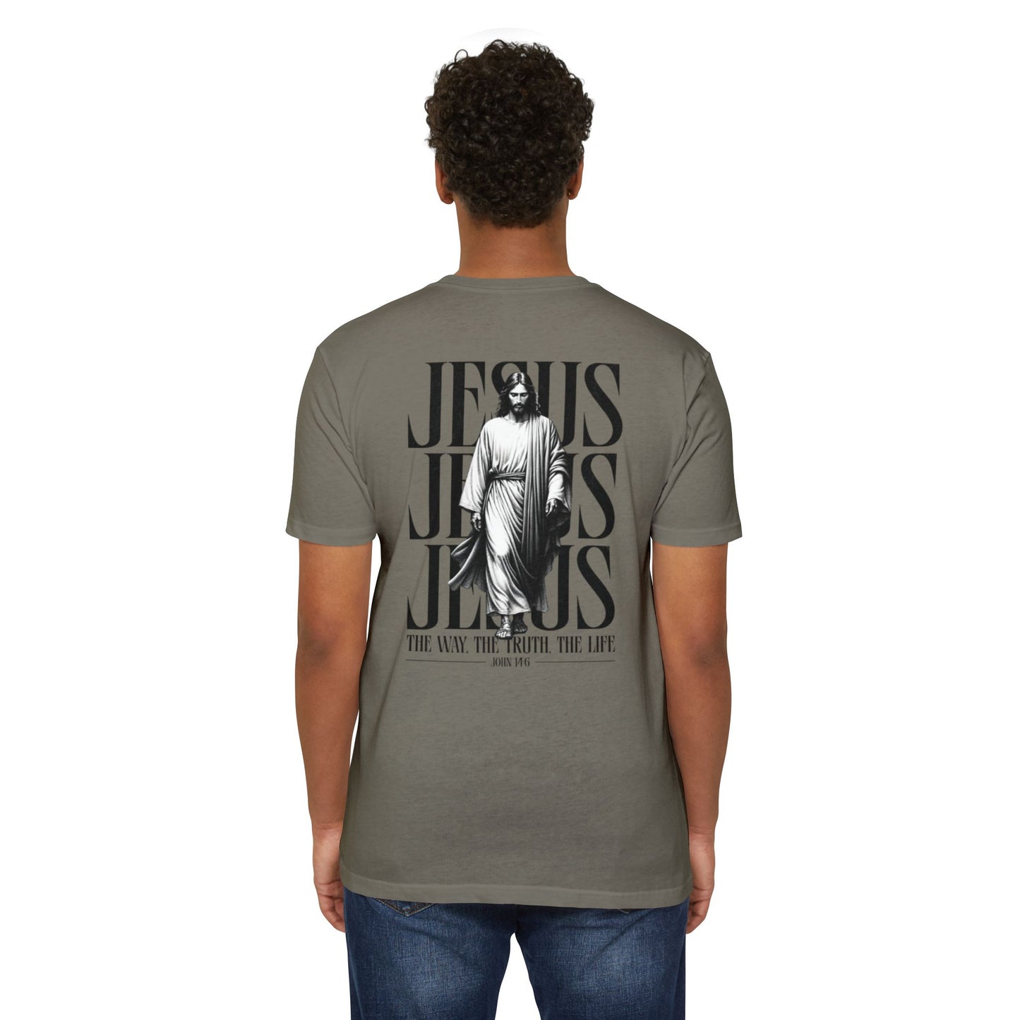 Jesus Graphic T‑Shirt — The Way The Truth The Life Faith Tee