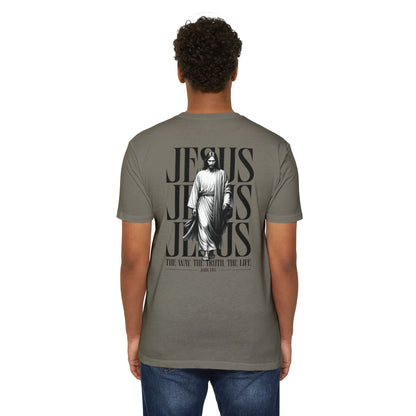Jesus Graphic T‑Shirt — The Way The Truth The Life Faith Tee
