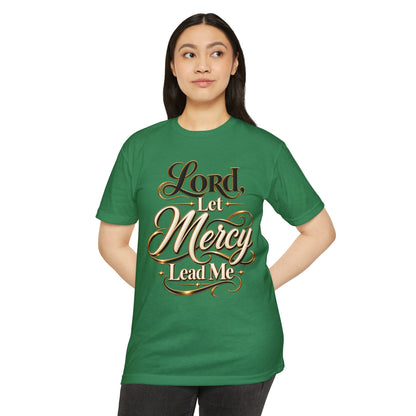Religious T-Shirt — "Lord, Let Mercy Lead Me" Inspirational Christian Tee