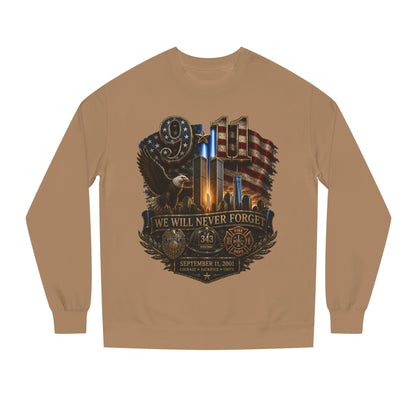 9/11 We Will Never Forget Memorial Sweatshirt