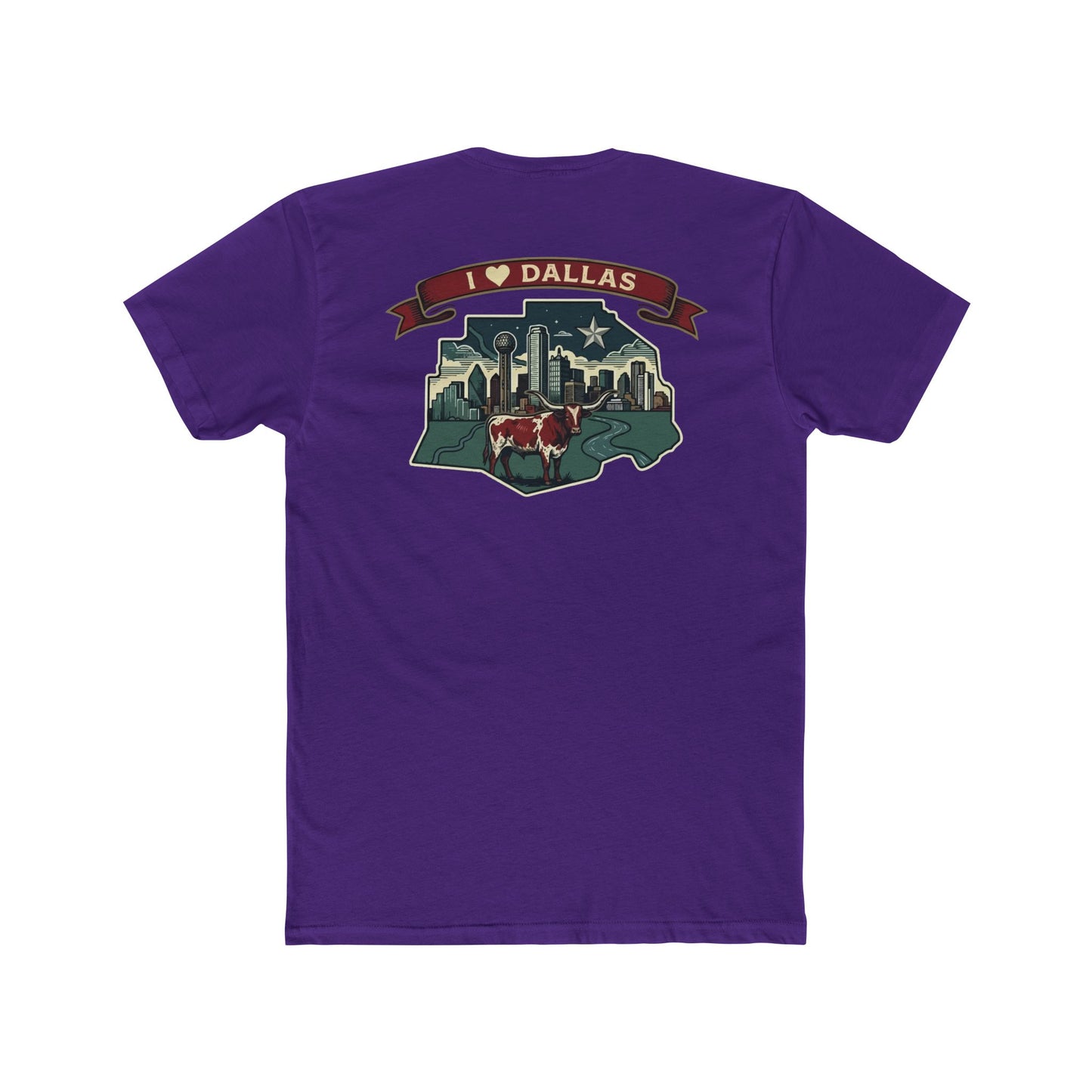 I Heart Dallas Tee — Vintage Dallas Skyline T-Shirt