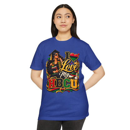 I Love My HBCU T-Shirt — Black Graduate Pride Graphic Tee