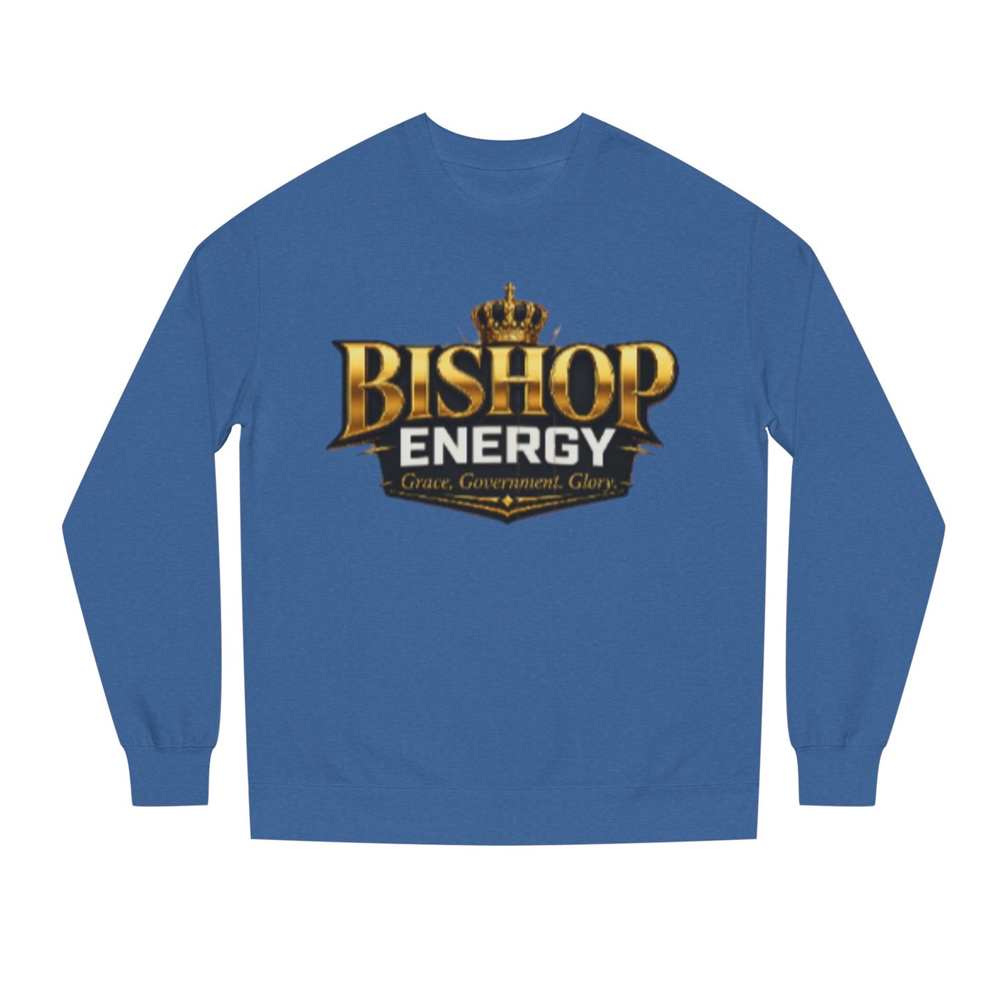 Bishop Energy Crewneck Sweatshirt — Gold Crown Logo Streetwear