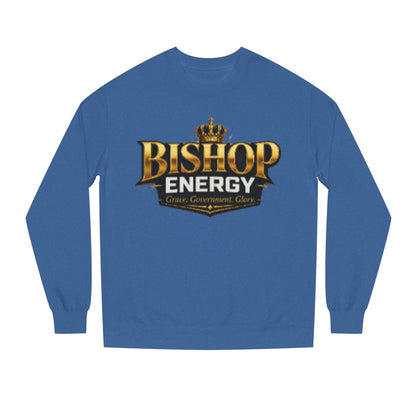 Bishop Energy Crewneck Sweatshirt — Gold Crown Logo Streetwear