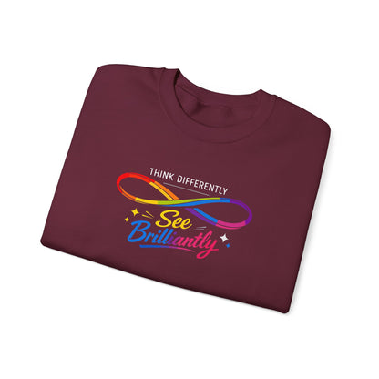 Think Differently See Brilliantly Sweatshirt