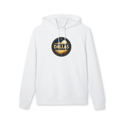 Dallas Skyline Hoodie — Retro City Badge Pullover