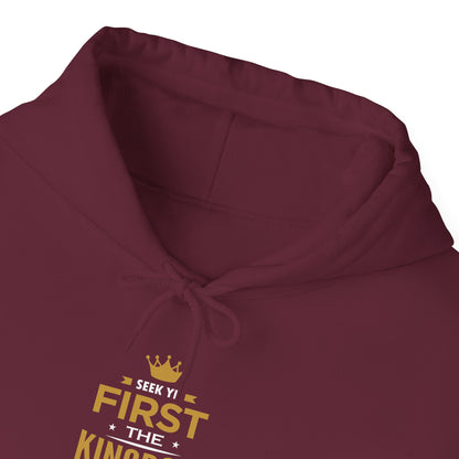 Seek Yek First The Kingdom Of God Matthew 6 : 33 Hoodie