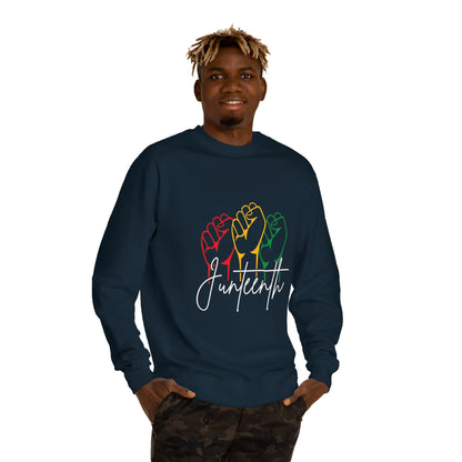 Juneteenth Fist Sweatshirt - Juneteenth Celebration Pullover