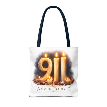 9/11 Never Forget Memorial Tote Bag