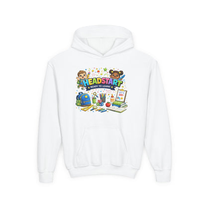 Head Start Kids Hoodie – 'Ready to Learn' Back-to-School Youth Sweatshirt