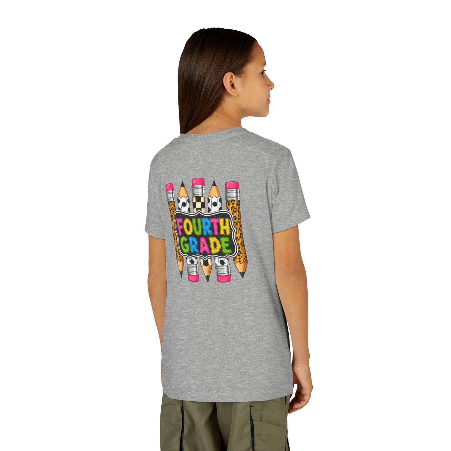 Fourth Grade Pencil Kids Tee – Back to School Youth Shirt