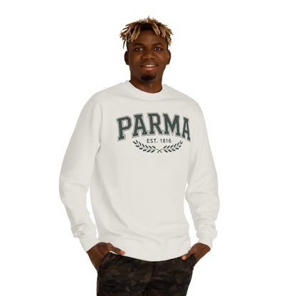 Parma Vintage Crewneck Sweatshirt — 'PARMA EST. 1816' Collegiate Pullover