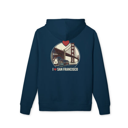 San Francisco Hoodie – "I  San Francisco" Golden Gate Bridge Graphic