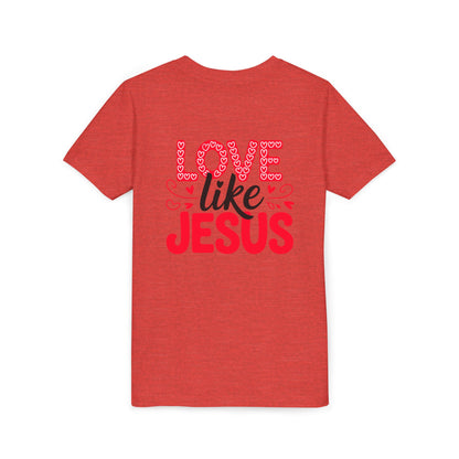 Youth Tee - "Love Like Jesus" Christian Kids Shirt