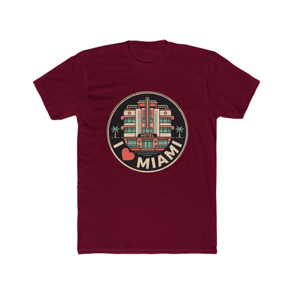 Miami Art Deco T‑Shirt — I  Miami Retro Travel Tee