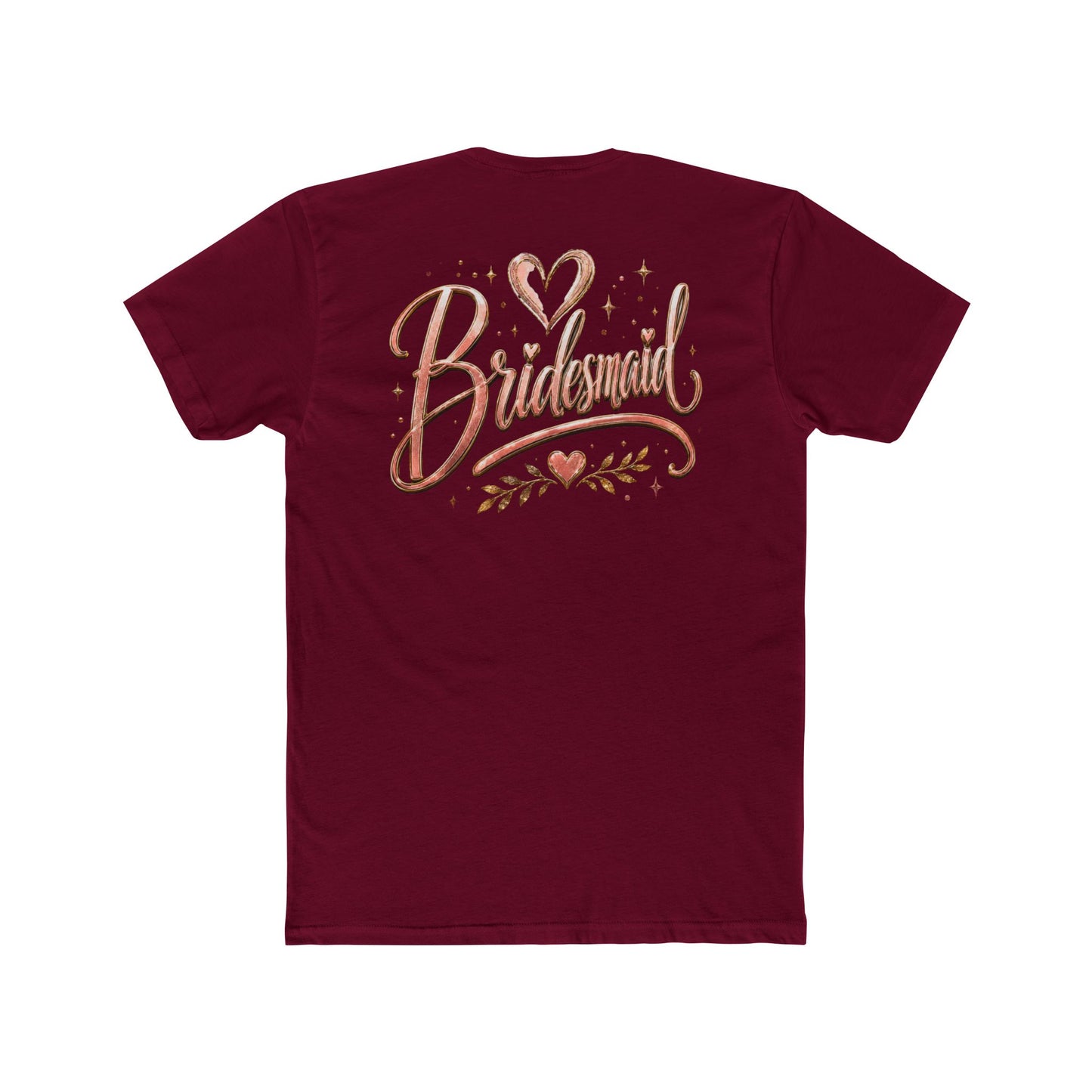 Bridesmaid Rose Gold Script T-Shirt