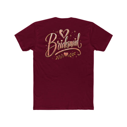 Bridesmaid Rose Gold Script T-Shirt