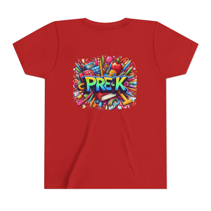 PRE-K Kids Tee — Colorful Back-to-School Pre-K Shirt for Preschoolers