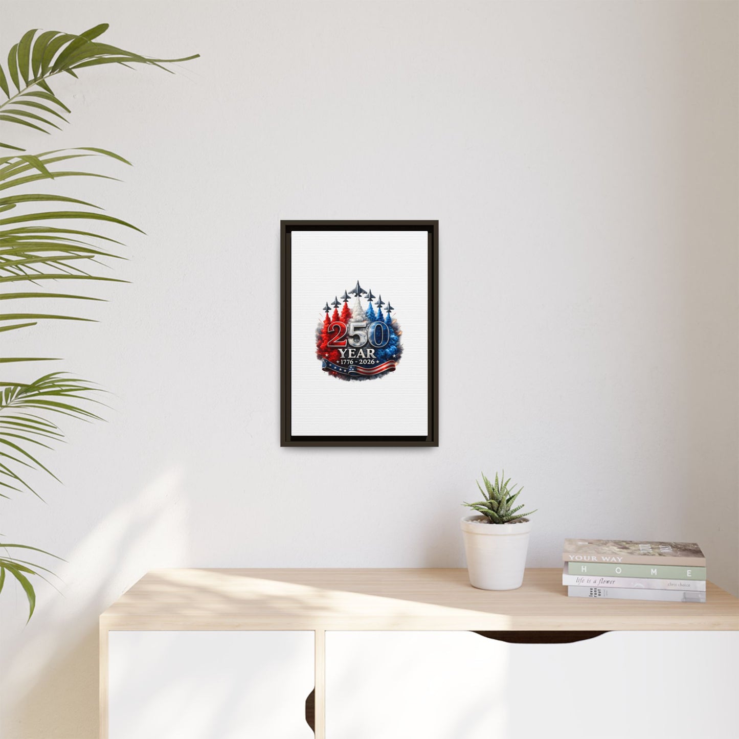 Matte Canvas, Framed (Multi-color)