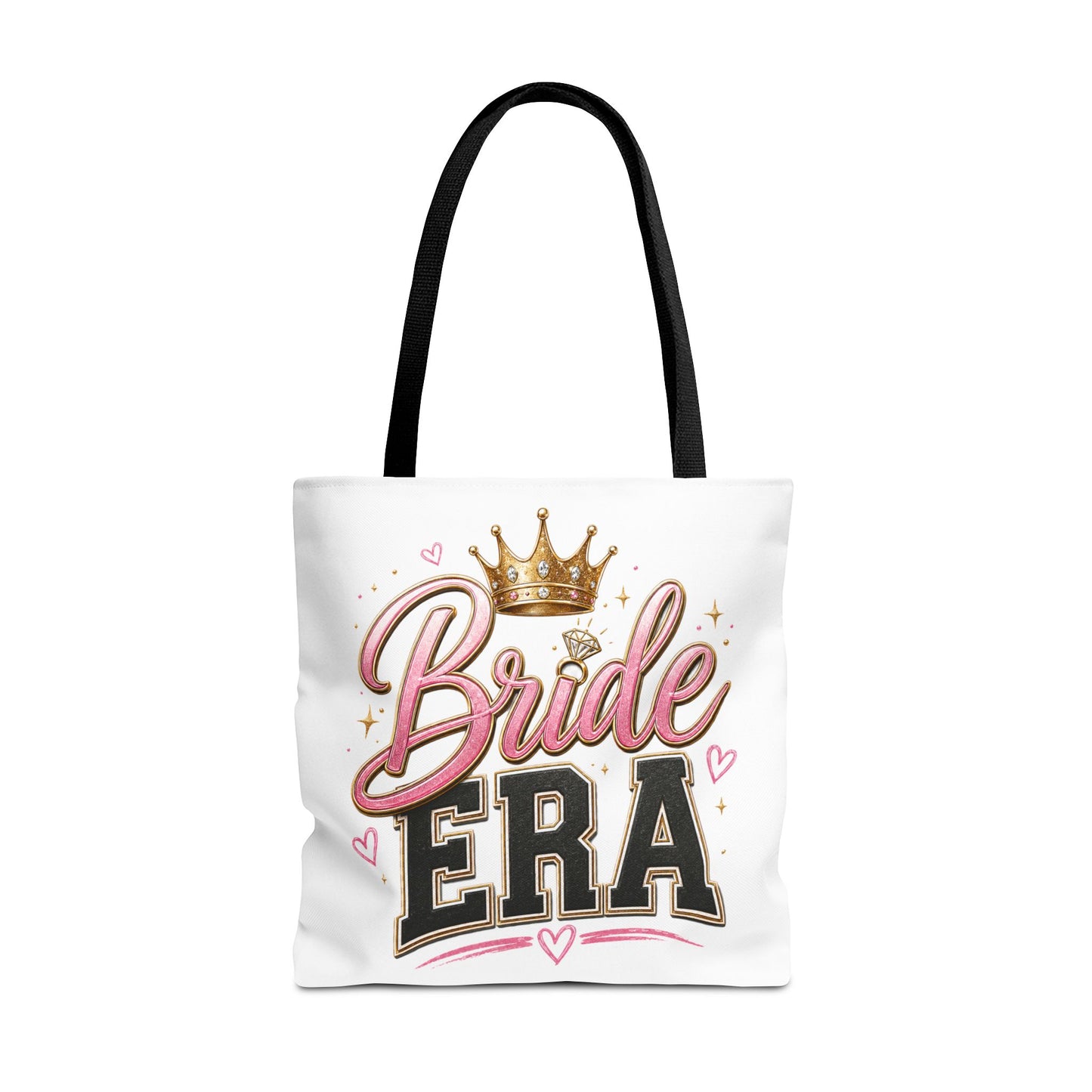 Bride Era Tote Bag — Bachelorette Bride Crown Tote for Bridal Shower & Wedding Weekend
