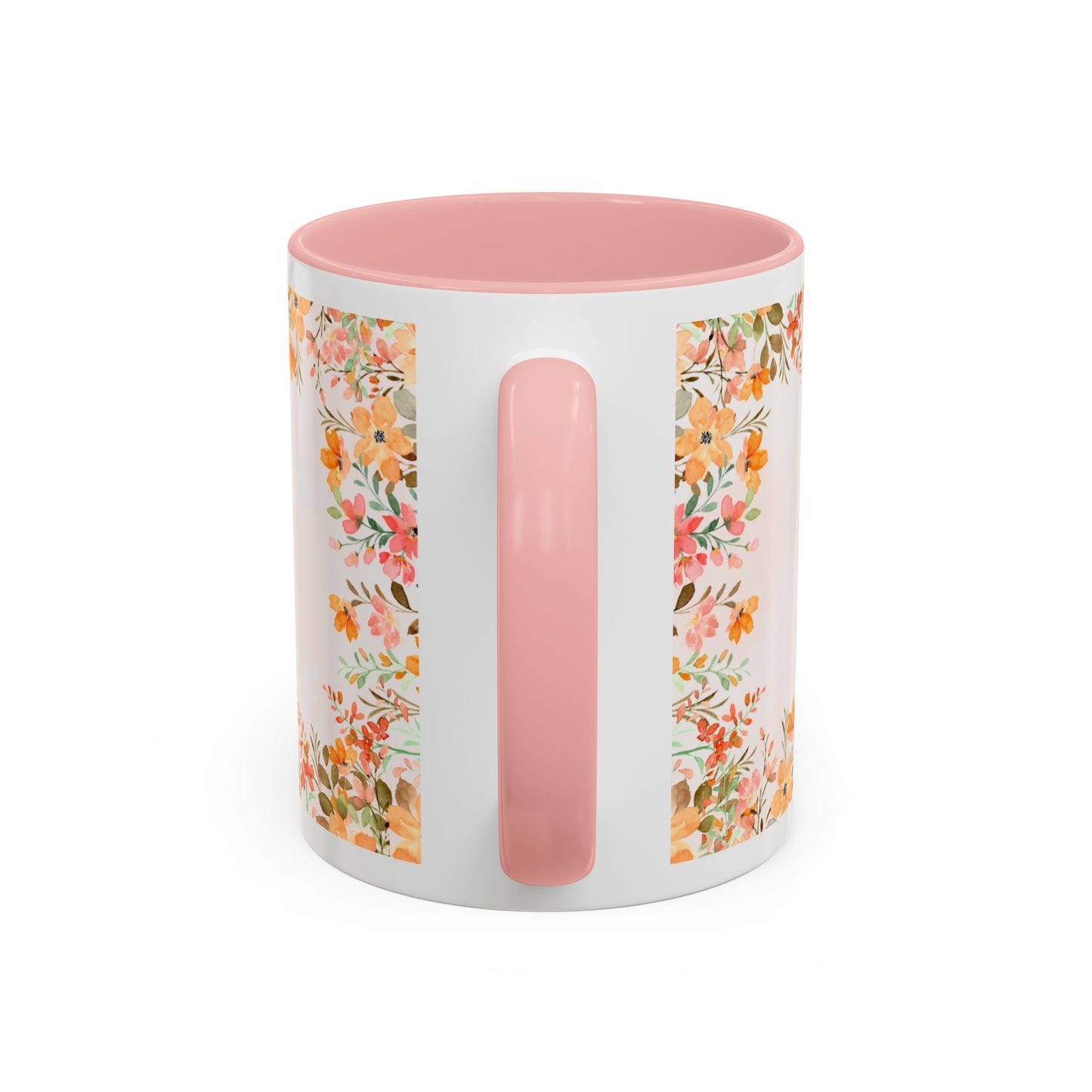 Life Began With You Mom Floral Accent Coffee Mug