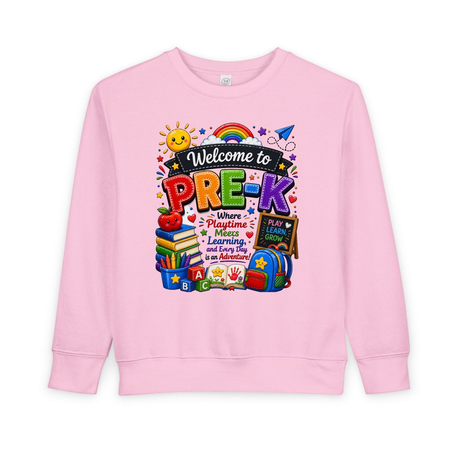 Welcome to Pre-K Toddler Sweatshirt — Cute Preschool Back to School Shirt