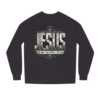 Jesus Faith Crewneck Sweatshirt – "Jesus: The Way • The Truth • The Life" Christian Pullover