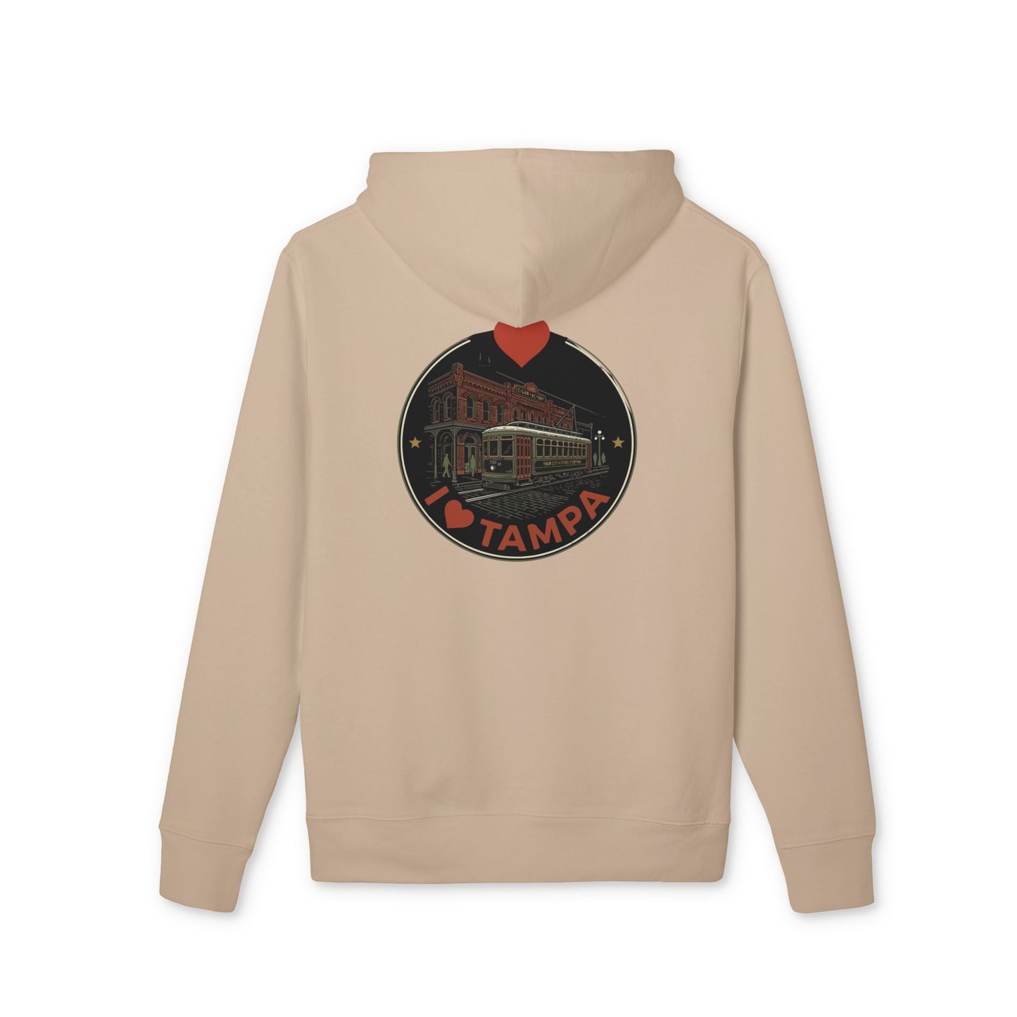 I Heart Tampa Hoodie — Vintage Streetcar Tampa Pullover
