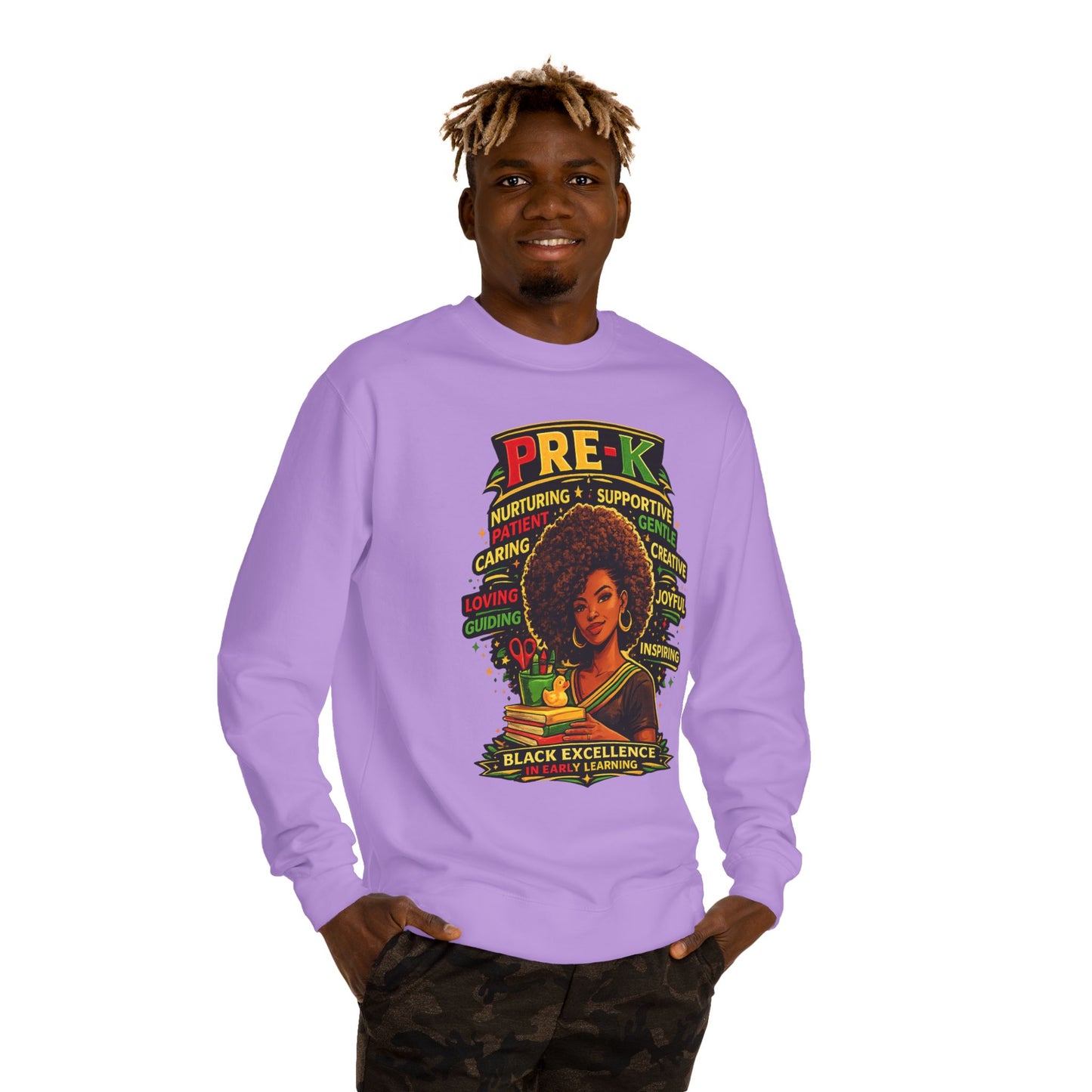 PRE-K Black Excellence Sweatshirt — Nurturing Early Learning Crewneck
