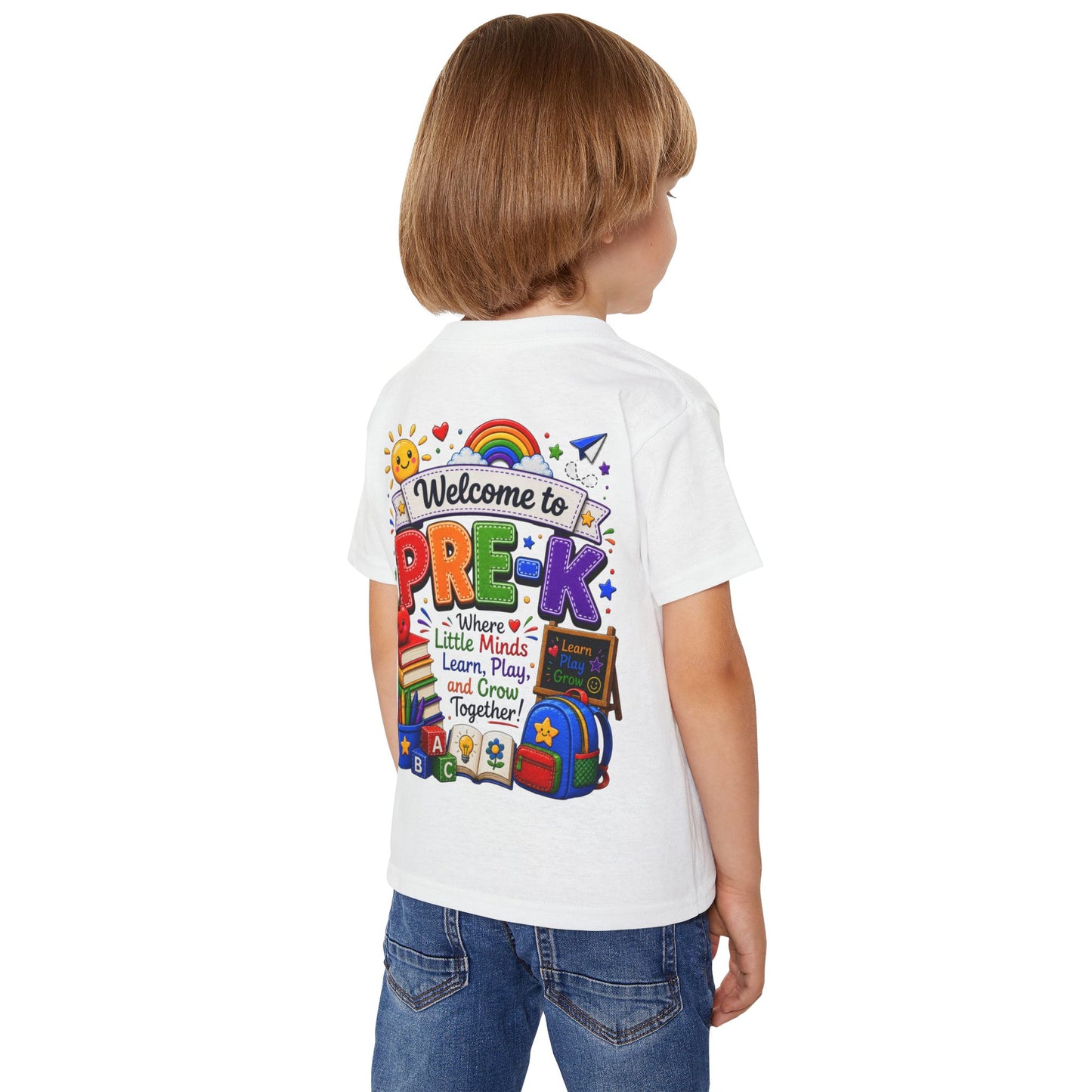 Welcome to Pre-K Toddler T-Shirt — Colorful Back-to-School Preschool Shirt
