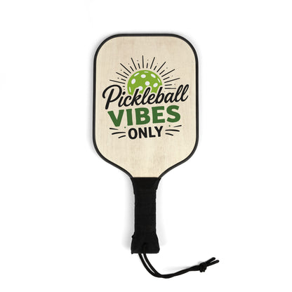 Pickleball Paddle Set — "Pickleball Vibes Only" Paddle & Balls Kit