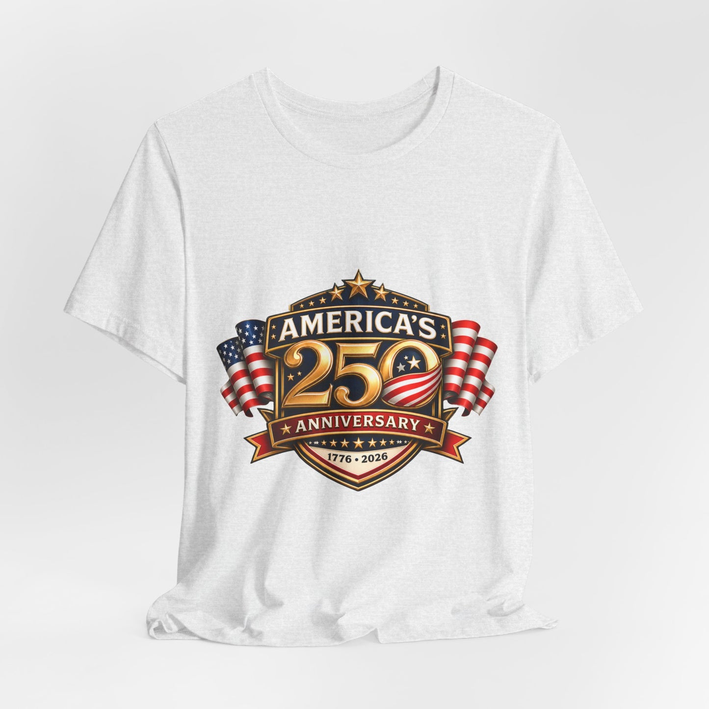 America's 250th Anniversary T-Shirt – 1776–2026 Patriotic USA Flag Tee
