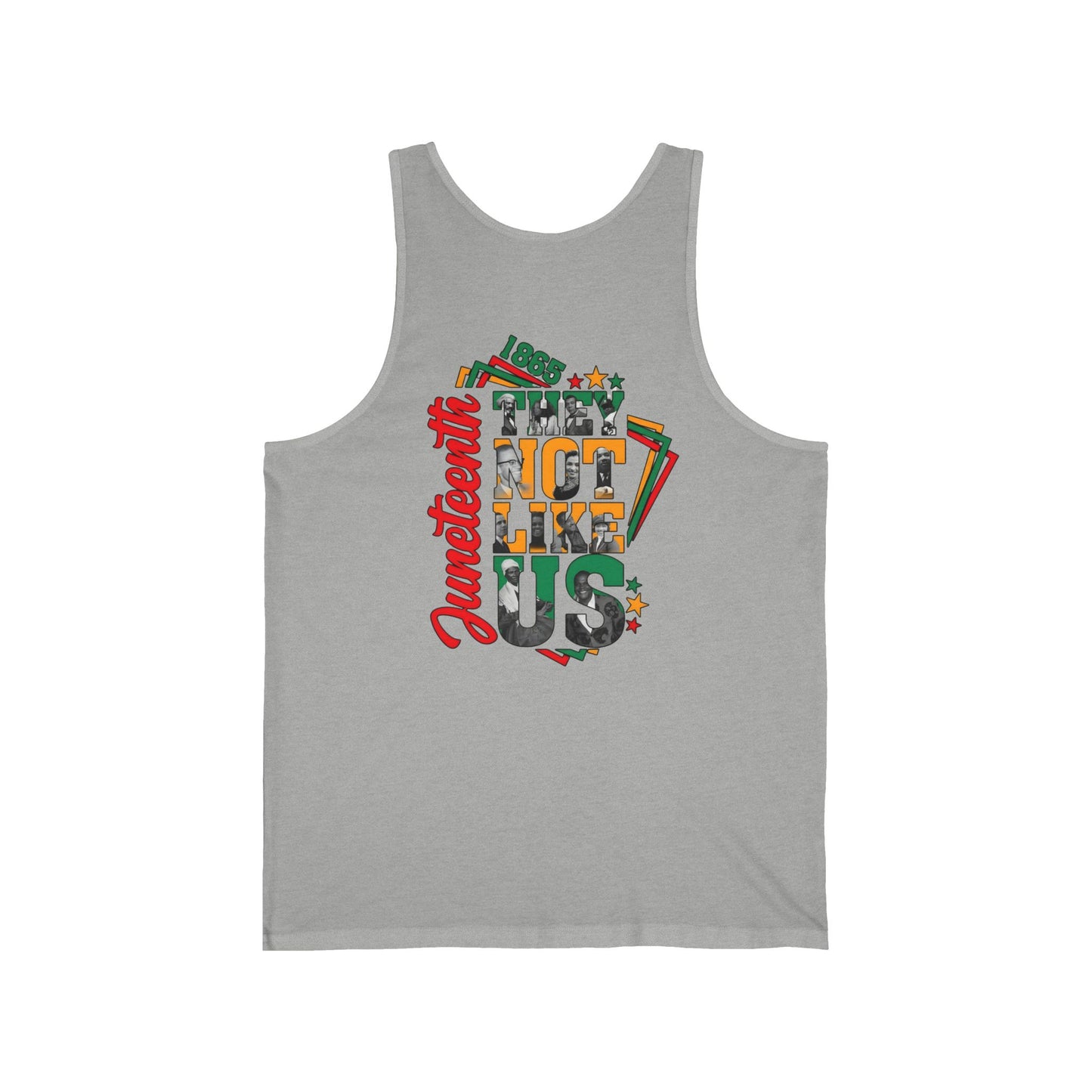 Juneteenth 'Not Like Us' Graphic Tank Top – Black History Celebration Vest