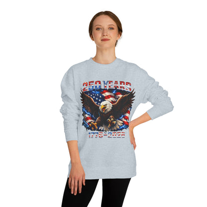 250 Years 1776–2026 Eagle Flag Sweatshirt