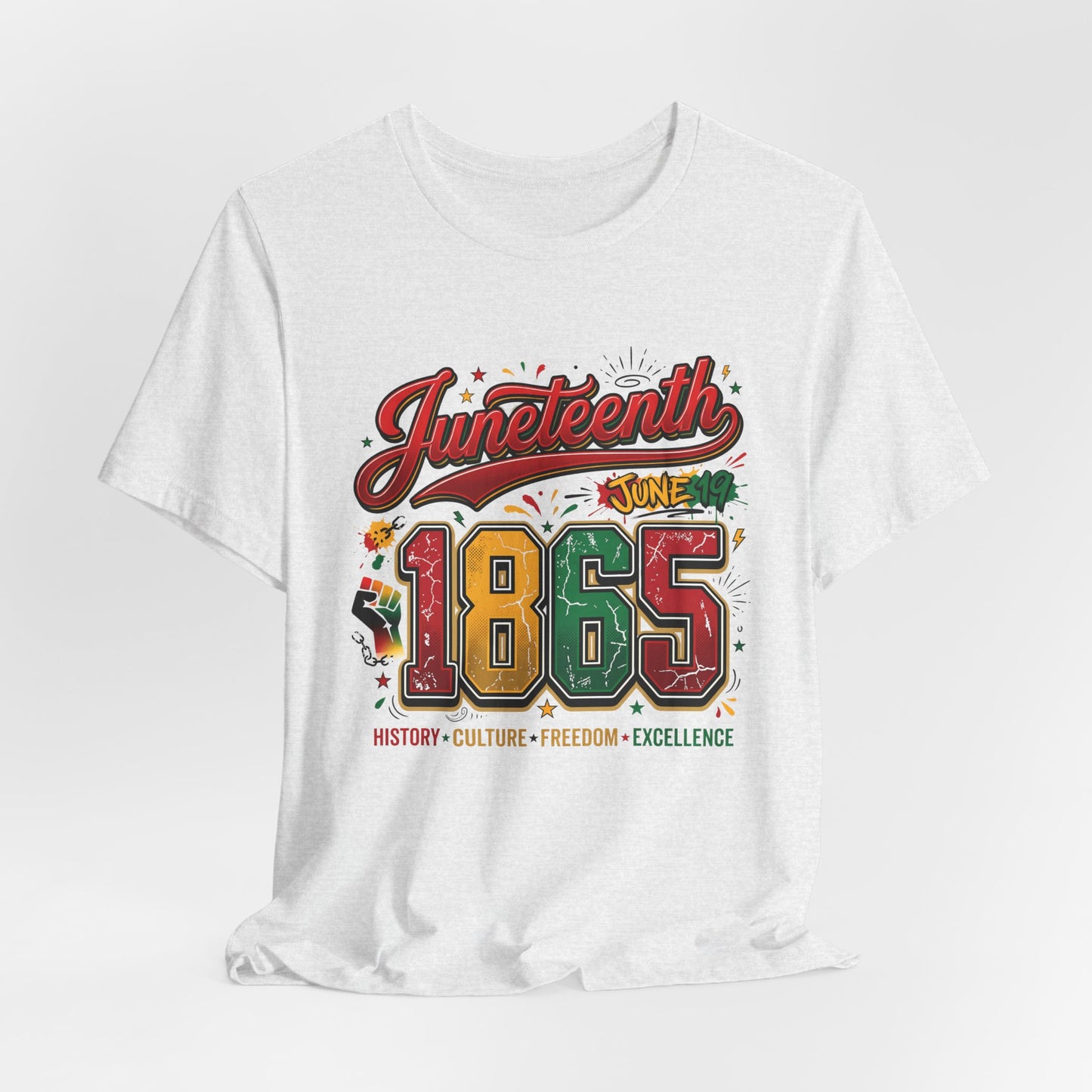 Juneteenth 1865 Celebration Tee — History • Culture • Freedom Graphic T-Shirt