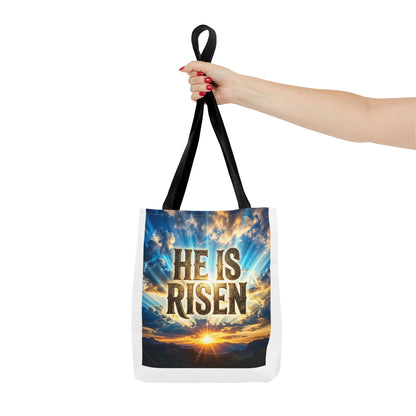 He Is Risen Sunrise Tote Bag