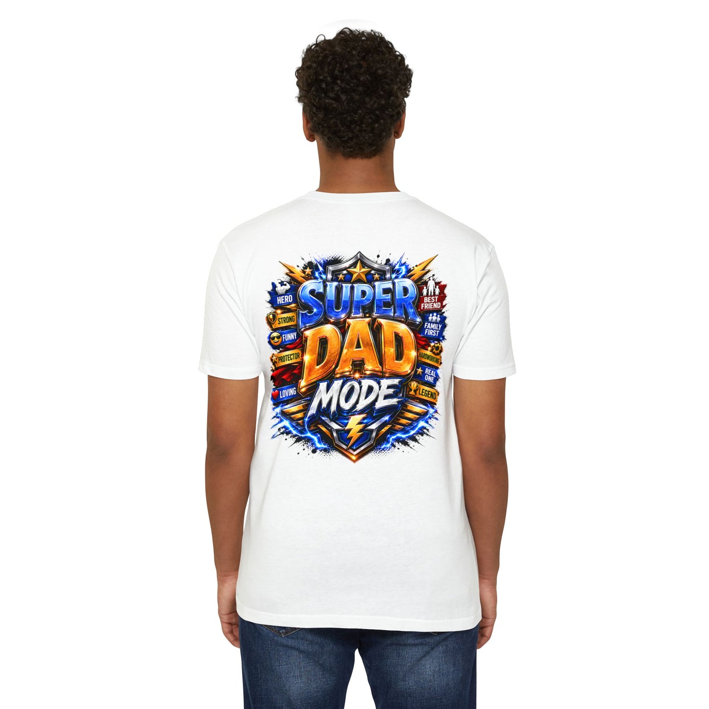 Super Dad Mode T-Shirt — Bold Father’s Day Graphic Tee