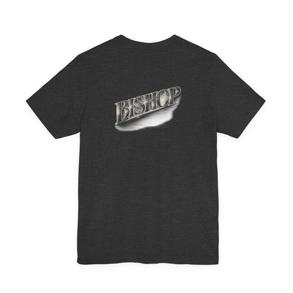 Bishop Retro Chrome Logo T‑Shirt