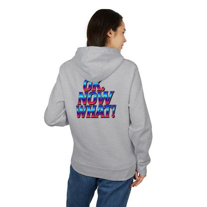 OK. Now What! Hoodie — Retro 3D Text Graphic Pullover