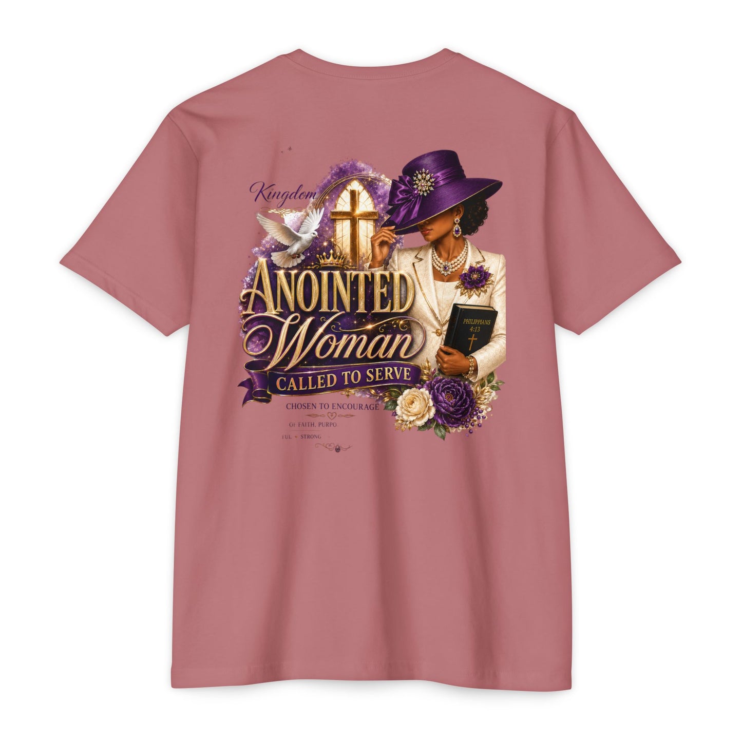 Anointed Woman T-Shirt — "Called to Serve" Christian Faith Tee