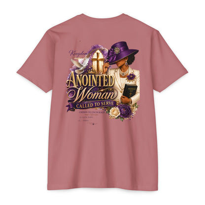 Anointed Woman T-Shirt — "Called to Serve" Christian Faith Tee
