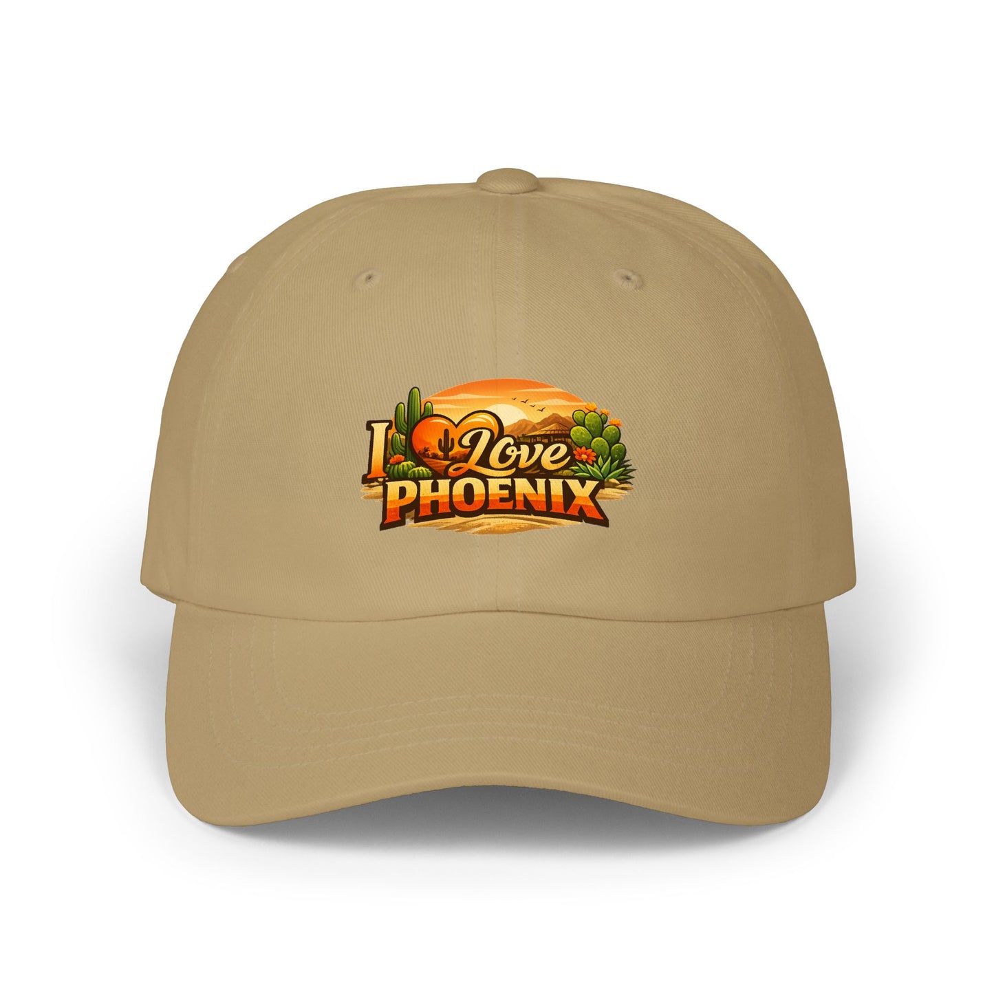 Dad Cap — I Love Phoenix Sunset Embroidered Hat