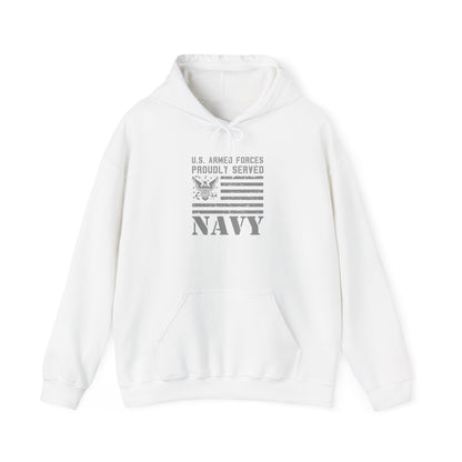 U.S. Armed Forces Proudly Served Navy  Hoodie