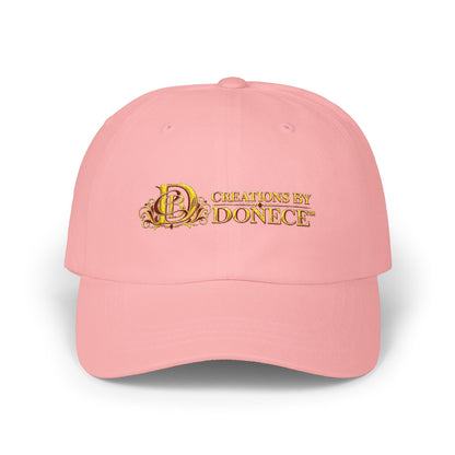 Dad Cap — Creations by Donrice Embroidered Logo Hat