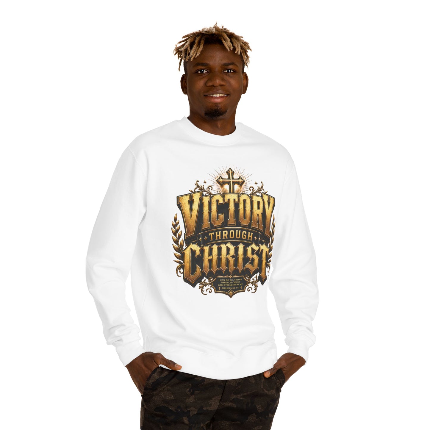 Victory Through Christ Sweatshirt